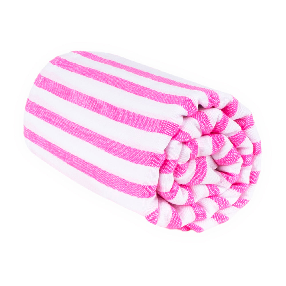 Las Bayadas LA ZOE – XL beach towel 79" × 79" – side view